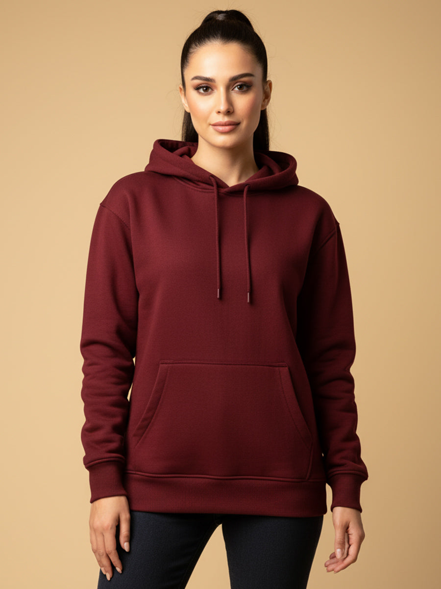 Basic Maroon Hoodie