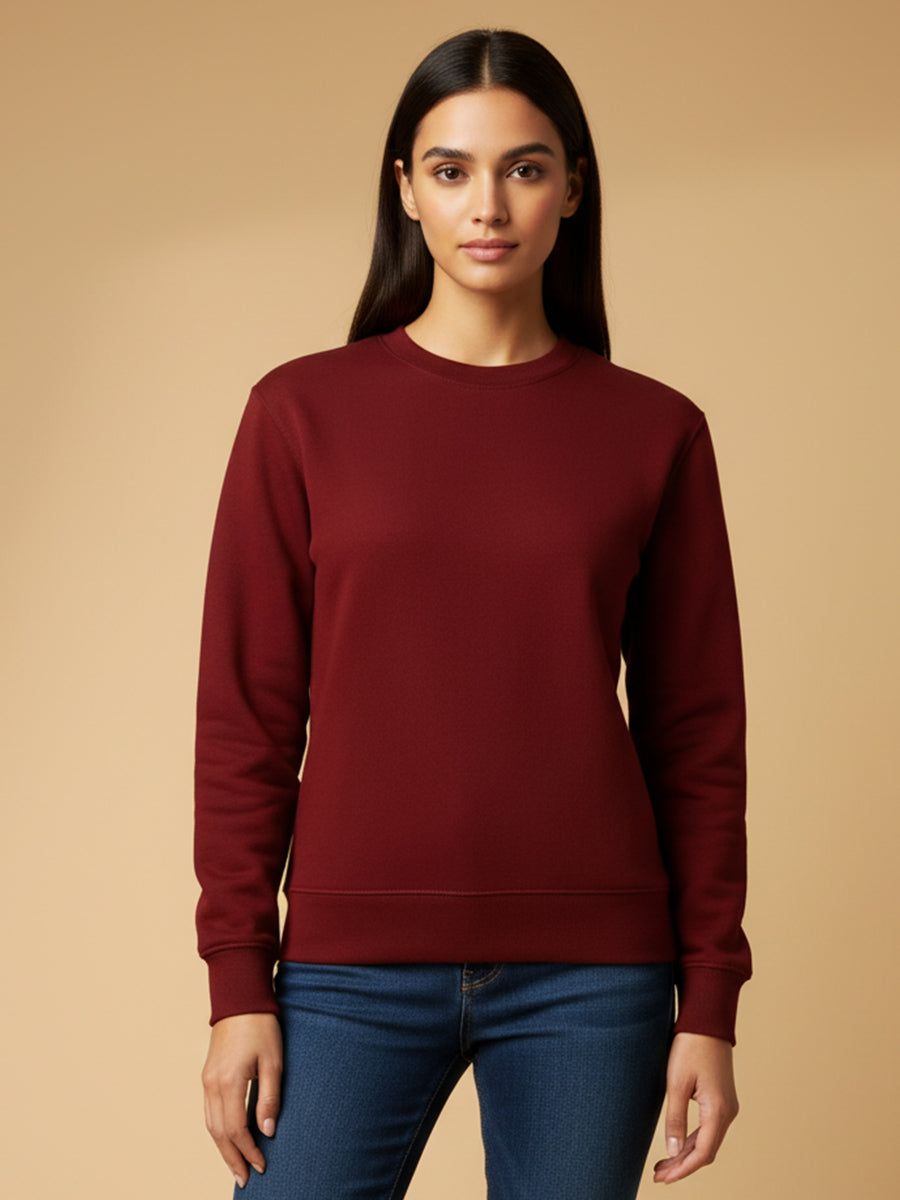 Basic Maroon Sweatshirt